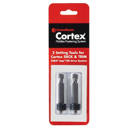 Fastenmaster FastenMaster Cortex Torx T20 X 2-1/2 in. L Driver Bit 2 pk FMCTXSETOOL2PK